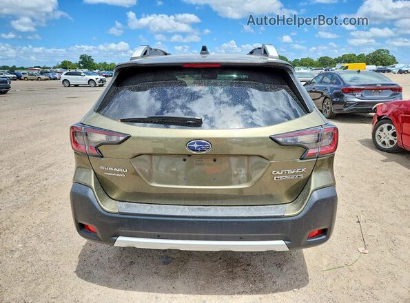 4S4BTGPD2R3216781 2024 SUBARU OUTBACK Зеленый Вид сзади