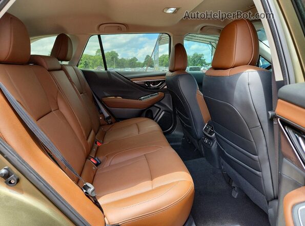 4S4BTGPD2R3216781 2024 SUBARU OUTBACK Зеленый Вид задней части салона