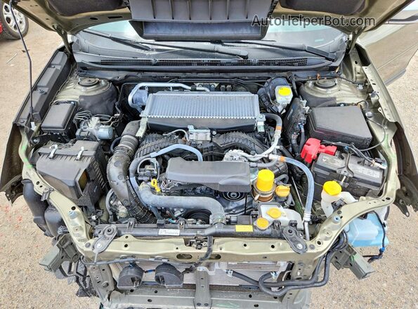 4S4BTGPD2R3216781 2024 SUBARU OUTBACK Зеленый Вид подкапотного пространства