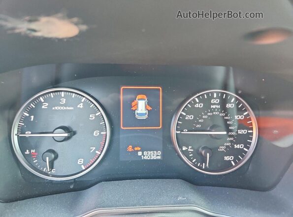 4S4BTGPD3S3201096 2025 SUBARU OUTBACK Черный Вид щитка приборов