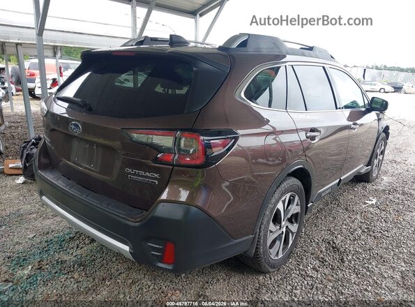 4S4BTGPD4M3116187 2021 SUBARU OUTBACK Brown Հետևի աջ