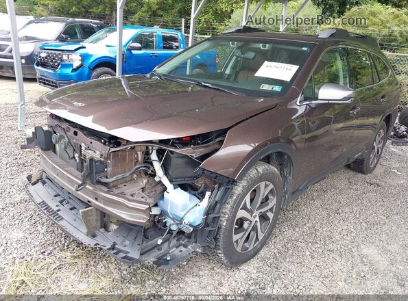 4S4BTGPD4M3116187 2021 SUBARU OUTBACK Brown Առջևի ձախ երեք քառորդ տեսարան