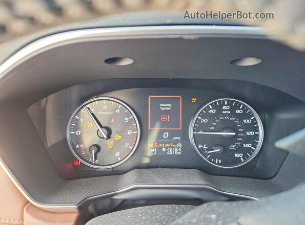 4S4BTGPD6N3255674 2022 SUBARU OUTBACK Green Սարքավորումների վահանակի տեսք