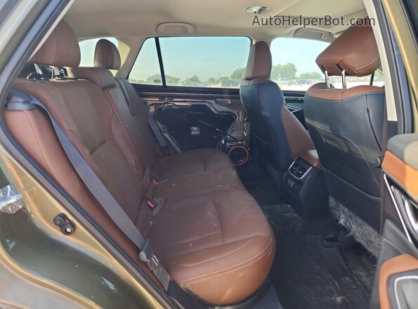 4S4BTGPD6N3255674 2022 SUBARU OUTBACK Green Հետևի նստատեղերի տեսք