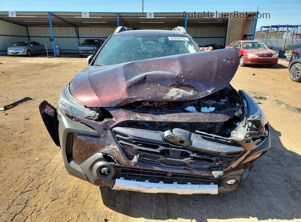 4S4BTGPD7S3304652 2025 SUBARU OUTBACK Burgundy Vista frontal