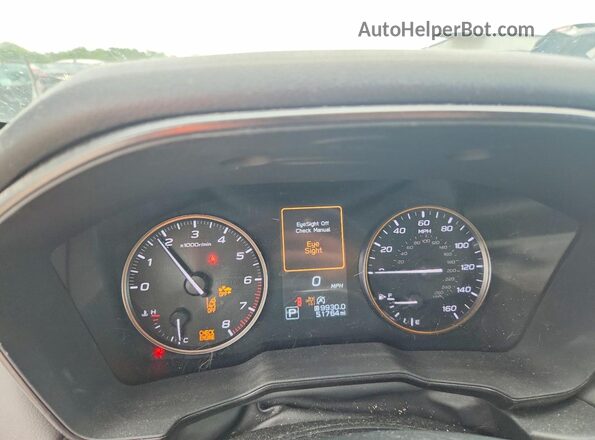 4S4BTGSD1R3136136 2024 SUBARU OUTBACK Silver Widok zestawu wskaźników