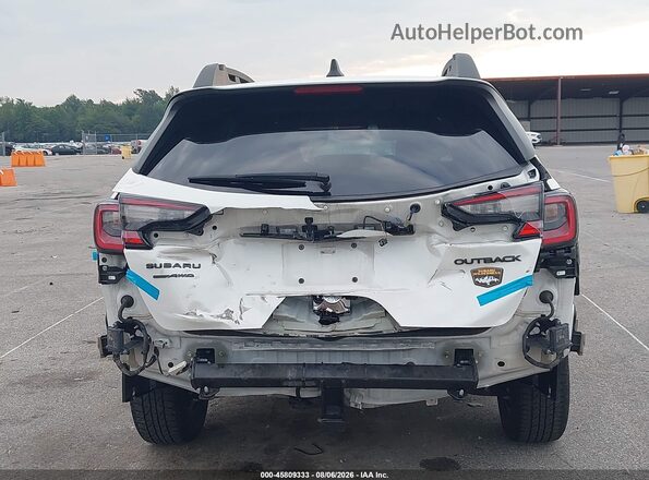 4S4BTGUD1P3200766 2023 SUBARU OUTBACK Белый Вид спереди