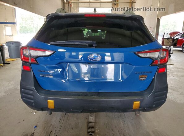 4S4BTGUD1R3136764 2024 SUBARU OUTBACK Blue უკანა ხედი
