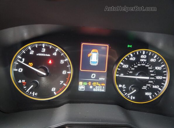 4S4BTGUD2S3202793 2025 SUBARU OUTBACK Black Instrument cluster view