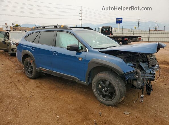 4S4BTGUD3N3171168 2022 SUBARU OUTBACK Синий Передняя правая четверть