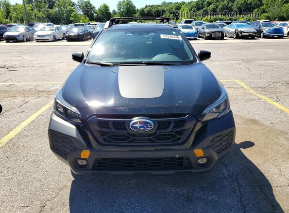 4S4BTGUD5R3190441 2024 SUBARU OUTBACK Черный Вид спереди