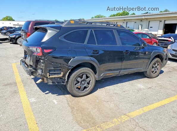 4S4BTGUD5R3190441 2024 SUBARU OUTBACK Черный Задняя правая четверть
