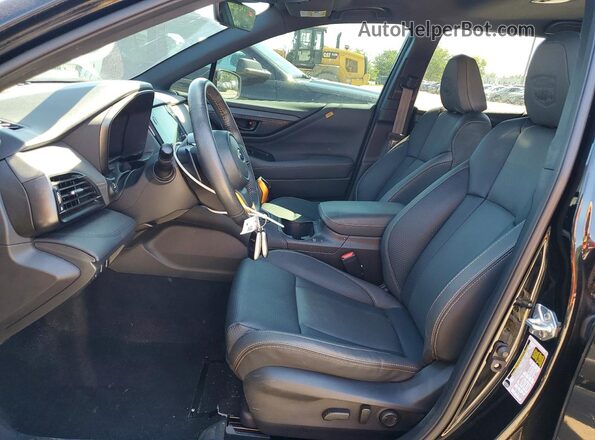 4S4BTGUD5R3190441 2024 SUBARU OUTBACK Черный Вид салона спереди