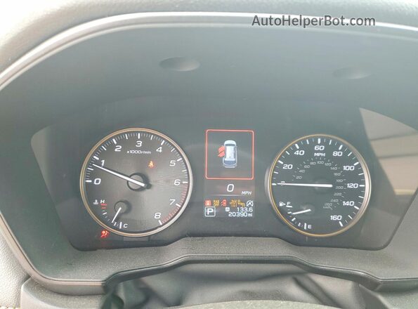 4S4BTGUD5S3155047 2025 SUBARU OUTBACK Серый Вид щитка приборов