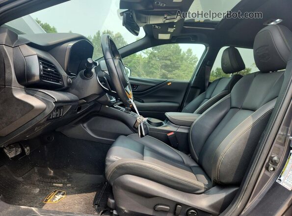 4S4BTGUD6P3136403 2023 SUBARU OUTBACK Gray Widok wnętrza z przodu
