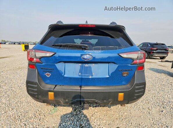 4S4BTGUD7P3127659 2023 SUBARU OUTBACK Синий Вид сзади