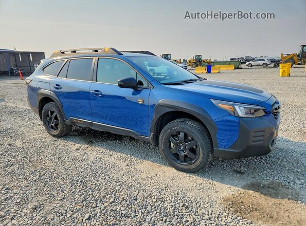 4S4BTGUD7P3127659 2023 SUBARU OUTBACK Синий Передняя правая четверть