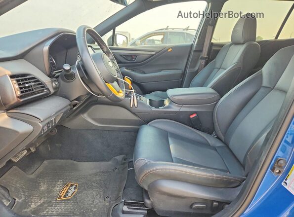 4S4BTGUD7P3127659 2023 SUBARU OUTBACK Синий Вид салона спереди