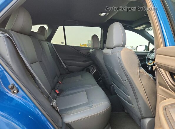 4S4BTGUD7P3127659 2023 SUBARU OUTBACK Синий Вид задней части салона