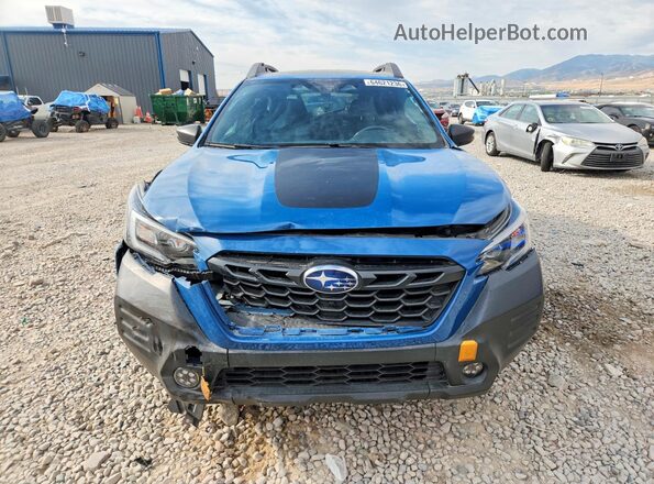 4S4BTGUD7P3220536 2023 SUBARU OUTBACK Blue Вид спереду