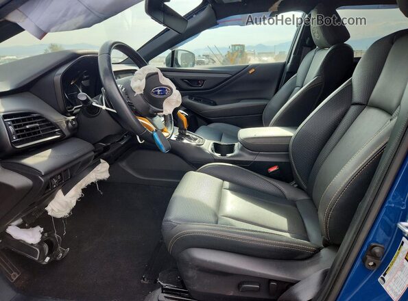4S4BTGUD7P3220536 2023 SUBARU OUTBACK Blue Вид салону спереду