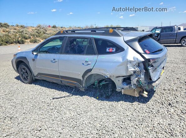 4S4BTGUD7R3193146 2024 SUBARU OUTBACK Silver Rear left