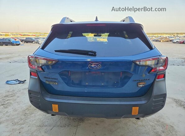 4S4BTGUD9R3118240 2024 SUBARU OUTBACK Blue Հետևի տեսք