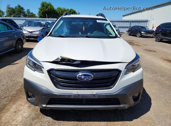 4S4BTHJD4L3134735 2020 SUBARU OUTBACK White Դիմացի տեսք