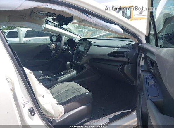 4S4GUHB68T3765393 2026 SUBARU CROSSTREK Белый Вид салона спереди