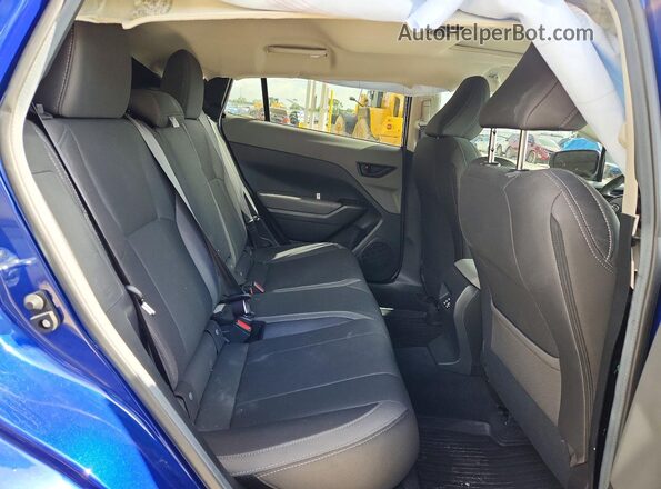 4S4GUHD60T3721501 2026 SUBARU CROSSTREK Blue Vista de los asientos traseros