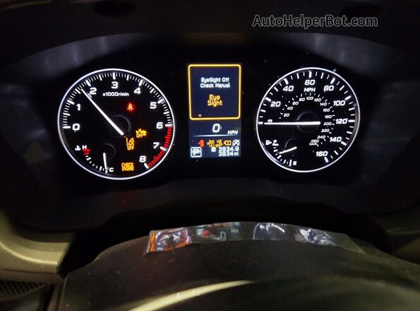 4S4GUHD60T3732210 2026 SUBARU CROSSTREK Blue Vista del cuadro de instrumentos