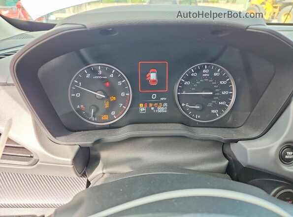4S4GUHD63T3736686 2026 SUBARU CROSSTREK Silver ხელსაწყოთა პანელის ხედი
