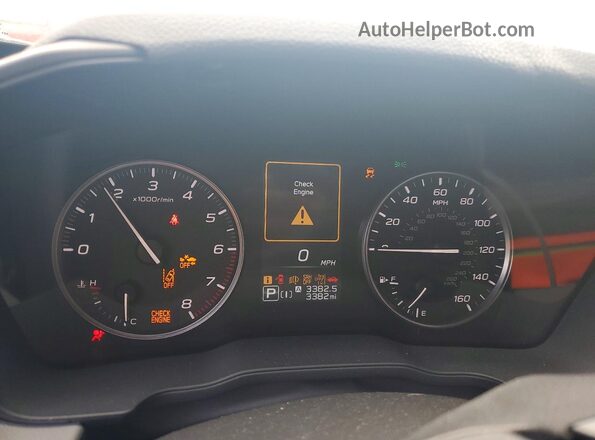 4S4GUHD66T3717887 2026 SUBARU CROSSTREK Gray ხელსაწყოთა პანელის ხედი