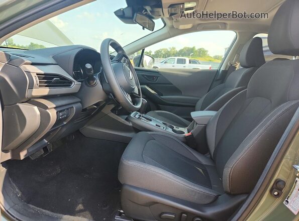 4S4GUHD66T3768970 2026 SUBARU CROSSTREK Green Widok wnętrza z przodu