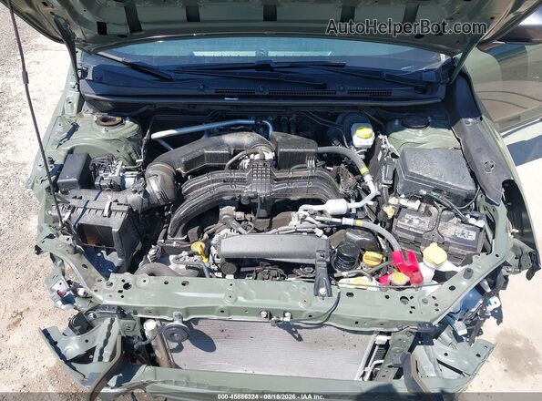 4S4GUHD68T3701206 2026 SUBARU CROSSTREK Green Rear view