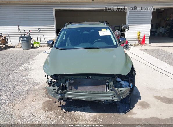 4S4GUHD68T3701206 2026 SUBARU CROSSTREK Green Rear interior view