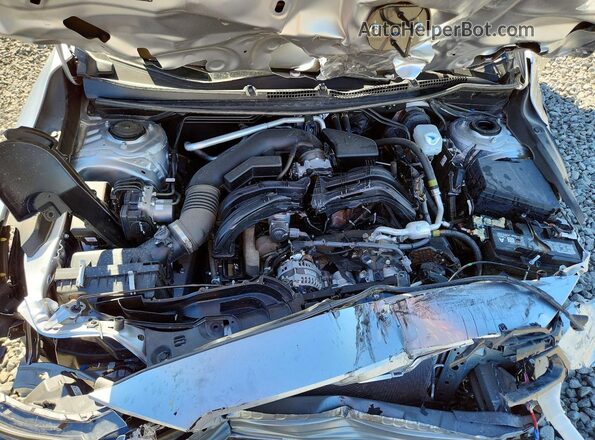4S4GUHD68T3713338 2026 SUBARU CROSSTREK Silver Vista del compartimento del motor