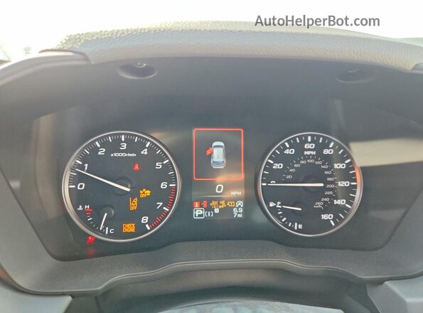 4S4GUHD6XT3707704 2026 SUBARU CROSSTREK Green ხელსაწყოთა პანელის ხედი