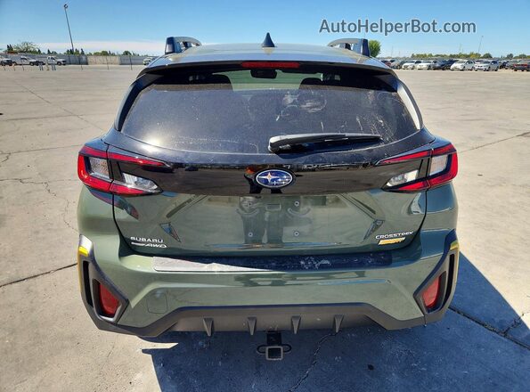 4S4GUHF60R3803220 2024 SUBARU CROSSTREK Green Vista trasera