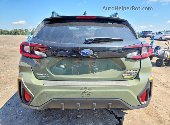 4S4GUHF61S3704993 2025 SUBARU CROSSTREK Green Vista trasera
