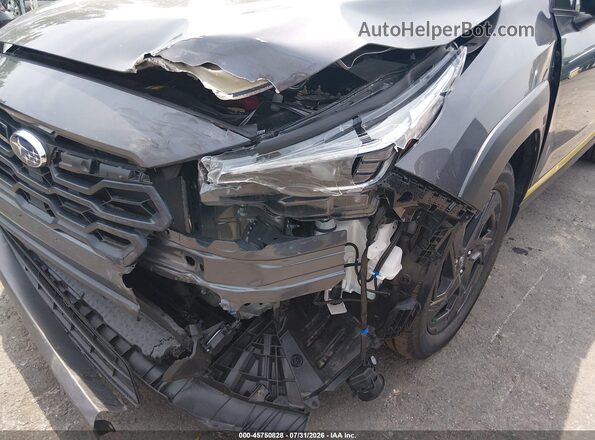 4S4GUHF61S3719297 2025 SUBARU CROSSTREK Gray Դիմացի տեսք