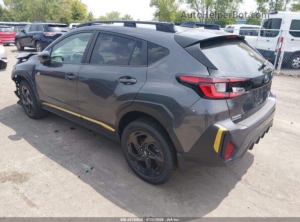 4S4GUHF61S3719297 2025 SUBARU CROSSTREK Gray Հետևի ձախ