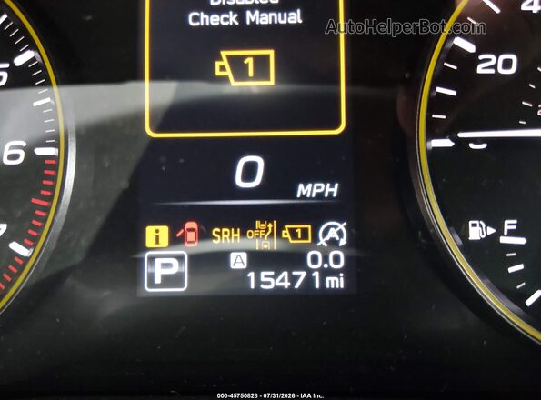 4S4GUHF61S3719297 2025 SUBARU CROSSTREK Gray 