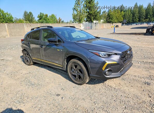 4S4GUHF62S3744788 2025 SUBARU CROSSTREK Серый Передняя правая четверть
