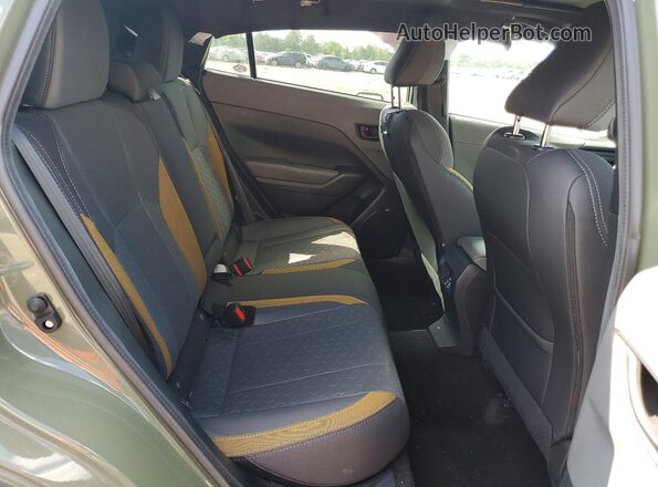 4S4GUHF62S3767701 2025 SUBARU CROSSTREK Green Вид задньої частини салону