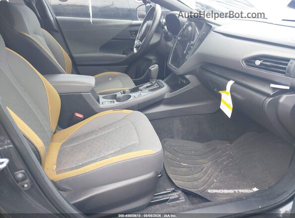 4S4GUHF63R3723815 2024 SUBARU CROSSTREK Gray Вид салону спереду