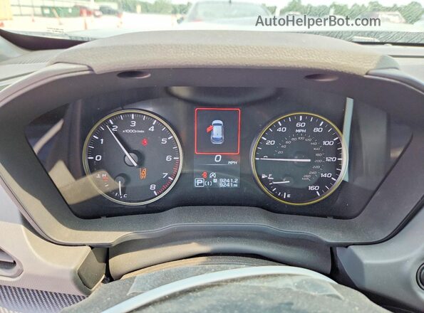 4S4GUHF63S3719656 2025 SUBARU CROSSTREK Gray Widok zestawu wskaźników