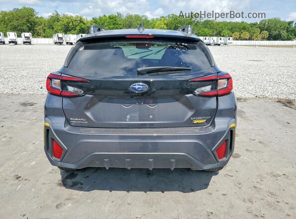 4S4GUHF66R3711108 2024 SUBARU CROSSTREK Gray უკანა ხედი