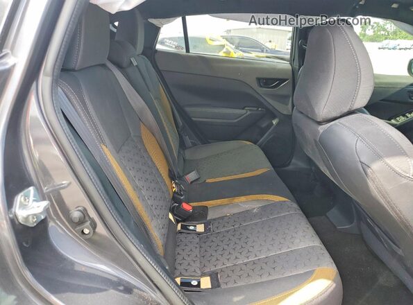 4S4GUHF66R3711108 2024 SUBARU CROSSTREK Gray უკანა სავარძლების ხედი