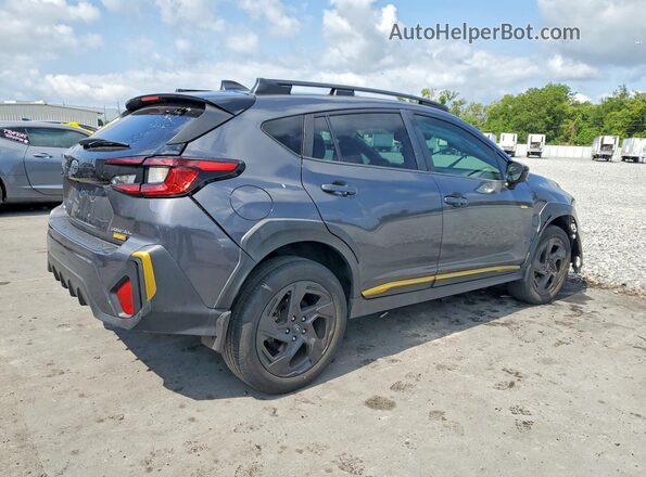 4S4GUHF66R3711108 2024 SUBARU CROSSTREK Gray უკანა მარჯვენა